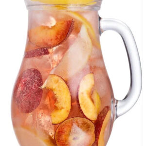 carafe of sangria with fruit in it